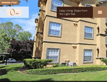 Tablet Screenshot of liveatoakbrook.com